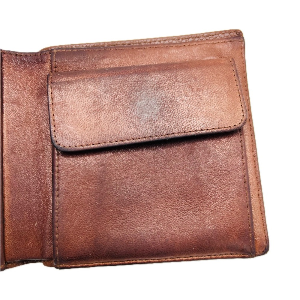 CHANEL Brown Caviar Bifold Wallet Mens Womens Unisex Vintage 1999 Authentic - Picture 8 of 16